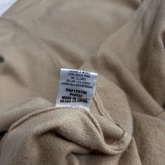 CALISTA Women's Long Knit Sweater Dress Light Brown Casual Midi Size M - Picture 11 of 12